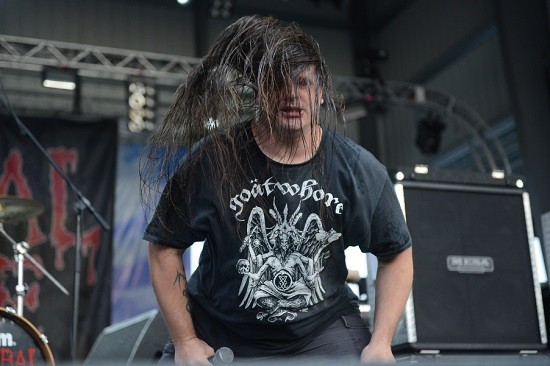 Cannibal Corpse Performing In Broad Daylight: Photos
