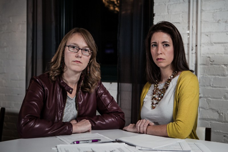 Rebecca (left) and Angela are two of the women threatened by Robert Merkle. - COURTESY OF CASEY OTTO