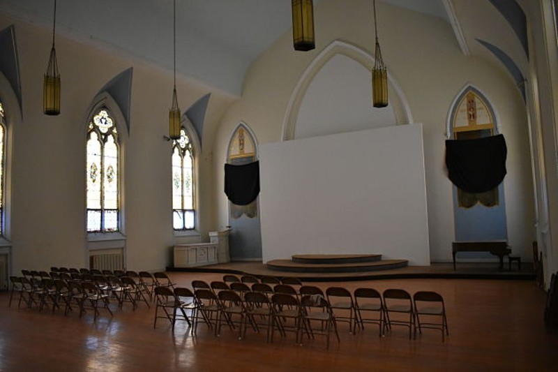The church's main floor, which Wigfall says will serve as a de facto community center. - DANIEL HILL