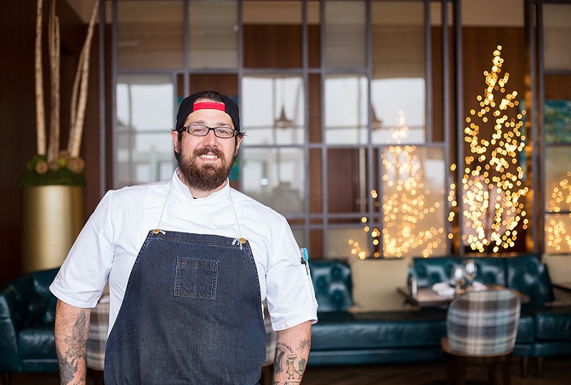 Executive sous chef Michael Fricker oversees the daily operations of Cinder House’s kitchen. - MABEL SUEN