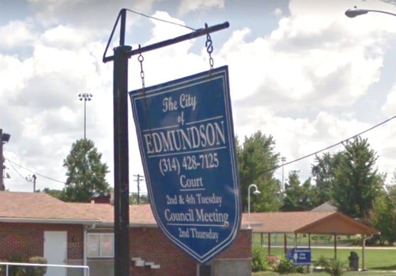 The City of Edmundson trapped poor people in a cycle of debt and jail, a new lawsuit alleges. - VIA GOOGLE EARTH