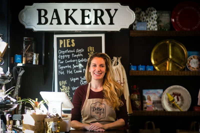 Dottie Silverman left behind a successful career in law to follow her passion at Dottie's Flour Shop. - JEN WEST
