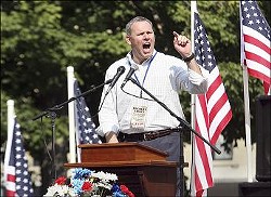 Hennessy at a Tea Party rally in Quincy, Illinois, last September. - whig.com