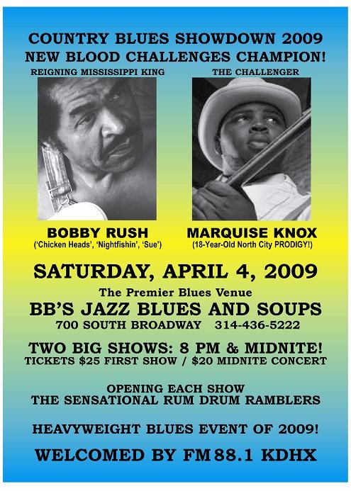 Blues Battle Royale: Bobby Rush vs. Marquise Knox