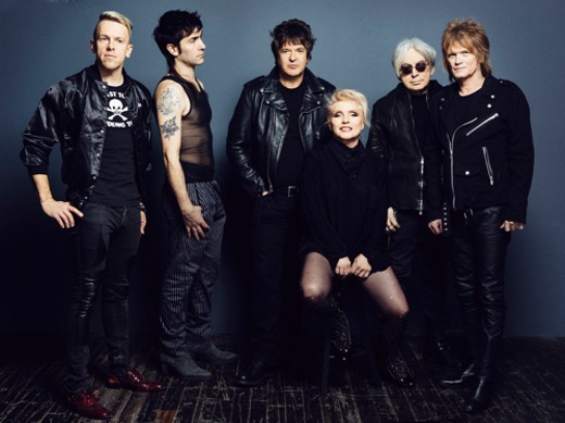 Blondie with Chris Stein (second from right) - PHOTO BY DANIELLE ST. LAURENT