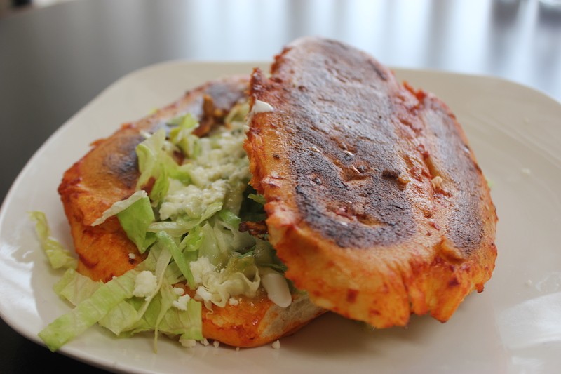 Sol Azteca's pambazo is a tasty alternative to a torta. - SARAH FENSKE