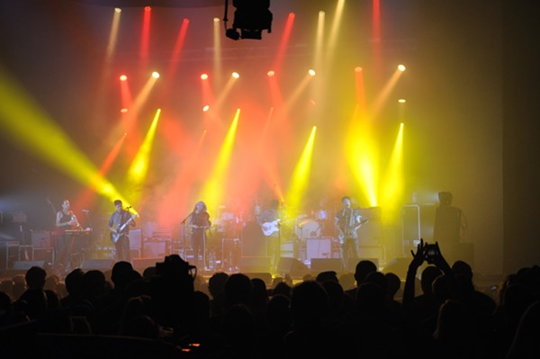Modest Mouse, performing at the Pageant last night. - Megan Bryden Wasoba