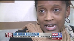Cachet Currie, interviewed by KMOV in January.