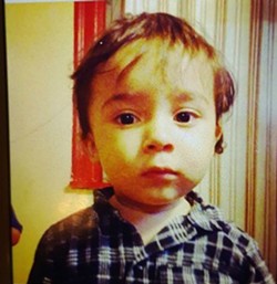 Dyland Rosa, 1, was found safe in Nashville, Tennessee after his mom faked his kidnapping, police say. - Image via Amber Alert system