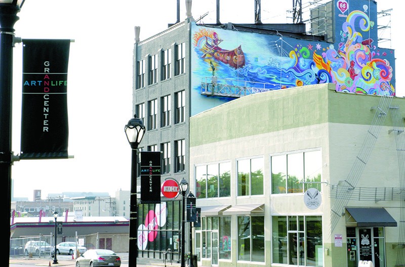 The Phillips 66 mural didn't mean much money for KDHX&shy; &mdash; though the artists who painted it got paid. - NICHOLAS PHILLIPS