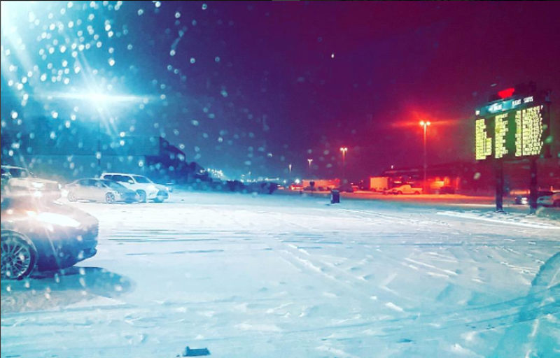 Words of wisdom from this Insta user at Lambert last night: "Always check the forecast when you agree to pick someone up from the airport a week in advance." - INSTAGRAM / WESTER_BRAD