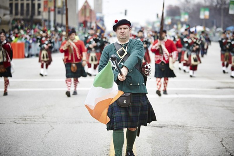 The downtown St. Louis St. Patrick's Day parade — that one goes down this Saturday. - Photo by Theo Welling
