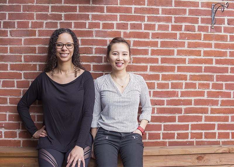 Co-owners Misha K. Sampson and Alexis "Lina" Kim. - PHOTO BY MABEL SUEN