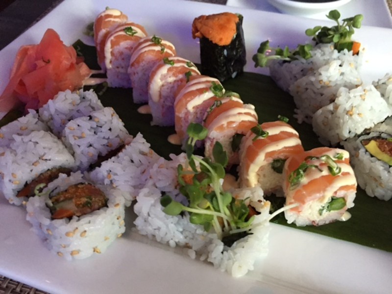 Baiku Sushi reopened last week in Midtown's Hotel Ignacio. - PHOTO BY SARAH FENSKE