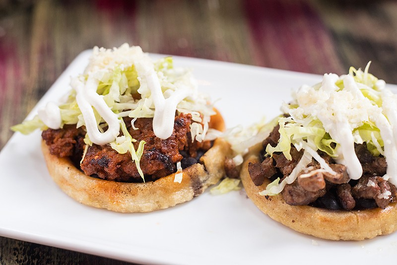 Sopes can be topped with carne asada or al pastor. - MABEL SUEN