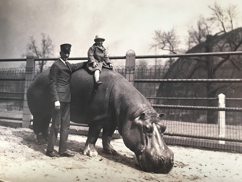 The Saint Louis Zoo was a very different place 100 years ago. - PHOTOS BY O.C. CONKLING, COURTESY OF CHELSEA MILLER