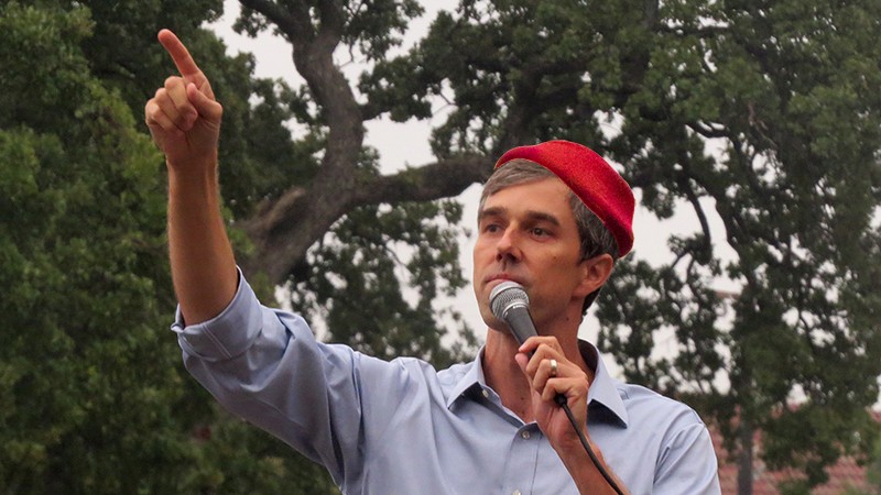 What if Beto O'Rourke put on his Ian MacKaye hat? - Photo illustration by Danny Wicentowski adapted from photos by Michael Hogan / Flickr and Bossi / Flickr