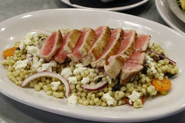 The Seared Tuna Couscous Salad - Chelsea Neuling