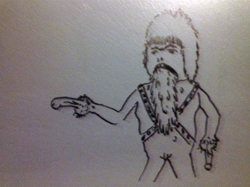 Vomiting, shaved Chewbacca with a mullet and penis-hands? Check! - ALL PHOTOS BY DANIEL HILL