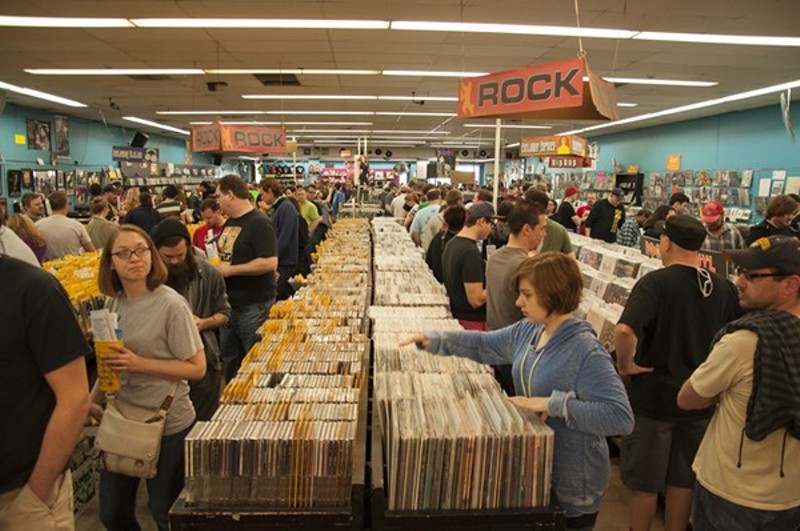 Record Store Day, scheduled for April 13, brings out the music lovers. - MICAH USHER