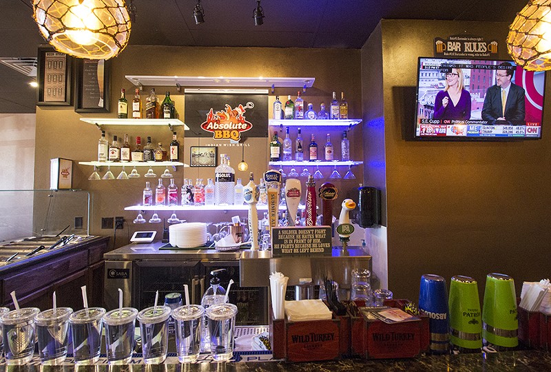 The restaurant features a full bar. - PHOTO BY MABEL SUEN