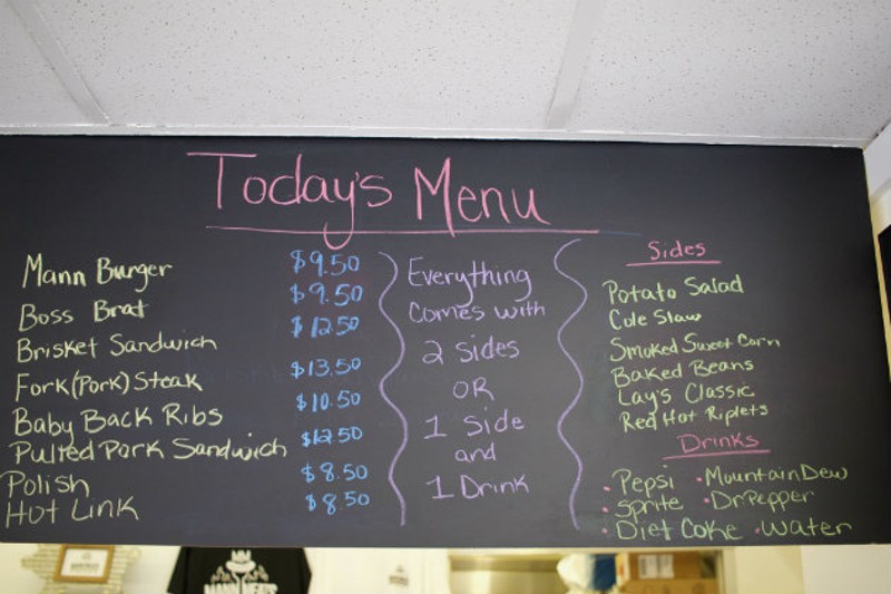 The daily smokehouse offerings. - CHERYL BAEHR
