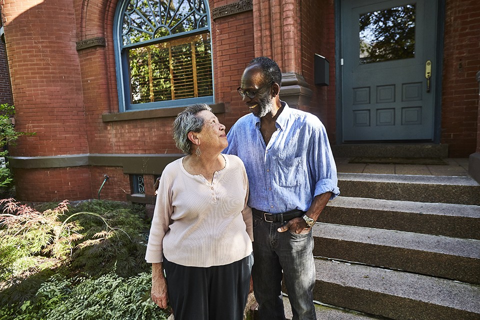 Sarah Beaman-Jones and Walter Jones have anchored Albion Place since early '70s. - THEO WELLING