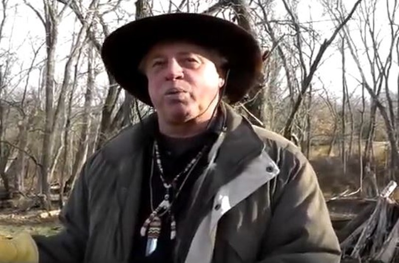 Kenn "Grey Elk" Descombes, chief of the Missouri-based Northern Cherokee Nation. - SCREENSHOT VIA YOUTUBE