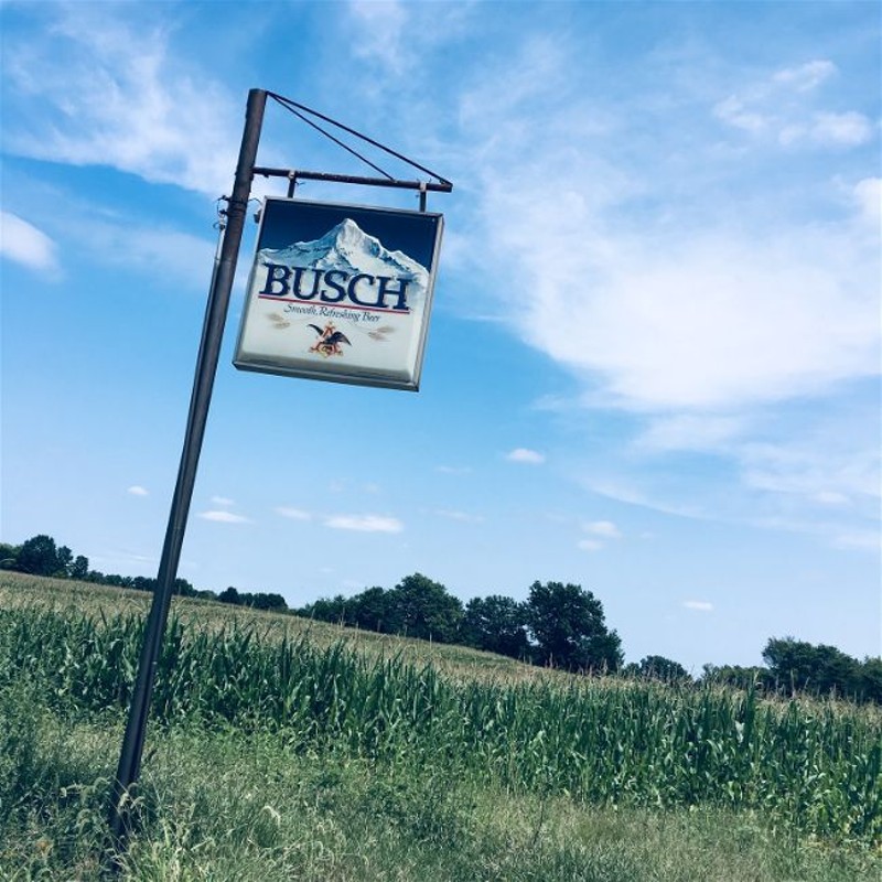 Come for the Busch beer, stay for the corn. - THOMAS CRONE