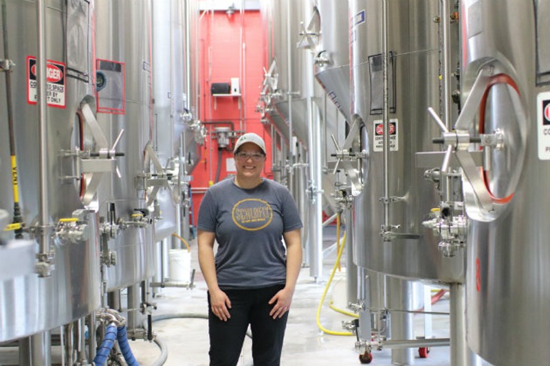 Emily Byrne always knew she had a passion for fermentation, but it took a winemaking gig to make her love brewing beer. - COURTESY OF SCHLAFLY BEER