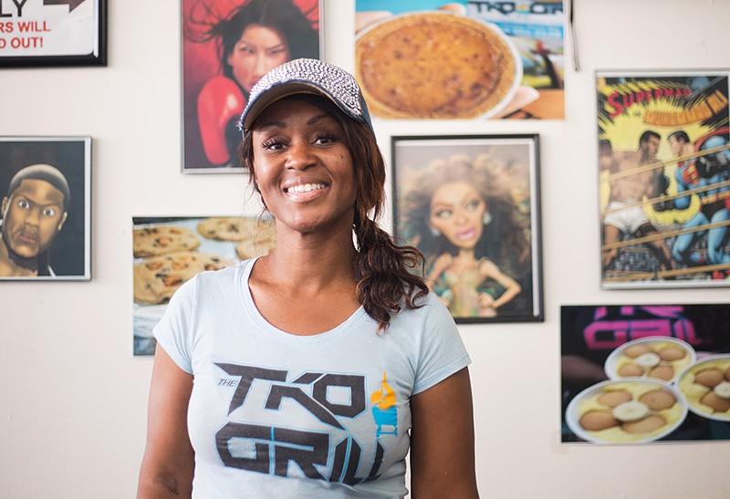 TKO Grill chef-owner Toronza “Tee” Cozart's menu is inspired by family recipes handed down to her from her mother. - MABEL SUEN