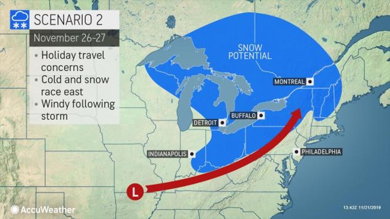 Major Storms May Threaten Thanksgiving Trips for St. Louis Travelers
