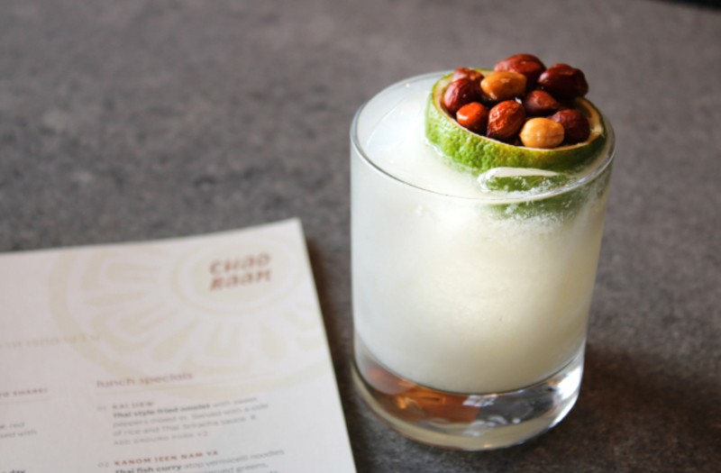 Chao Baan's My Thai is made with Plantation rum, lime and housemade peanut orgeat. - Lauren Shelley