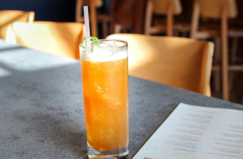 Death of a Bartender is made with Fernet, Plantation Rum, lime, pineapple, cinnamon and brown sugar simple syrup and Angostura bitters. - Lauren Shelley