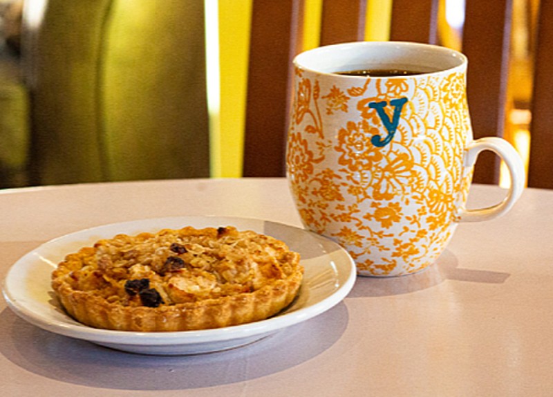Menu items include housemade vegan sweet or savory pastries. - Courtesy Protagonist Cafe
