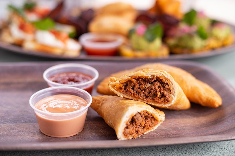 Beef empanadas are made with hand-rolled dough filled with picadillo-style ground beef. - MABEL SUEN