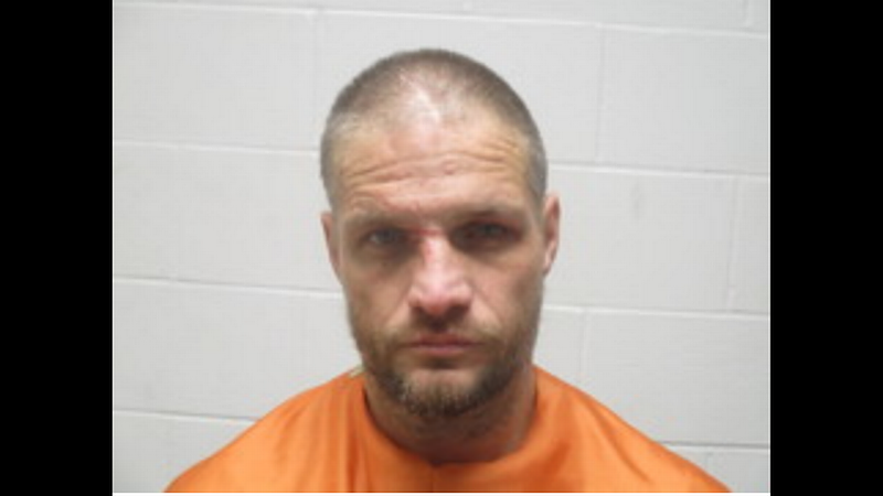 Brandon Kirby is accused of taking a man and his pet goat on a terrifying three-state drive at gunpoint. - VIA CREEK COUNTY SHERIFF'S OFFICE