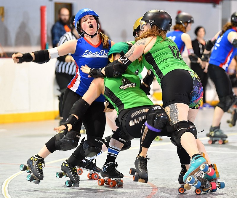 After the roller derby comes the wrestling. - BOB DUNNELL