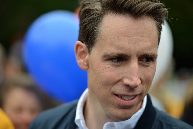 U.S. Senator Josh Hawley says its the state auditor who is crooked, not him. - TOM HELLAUER