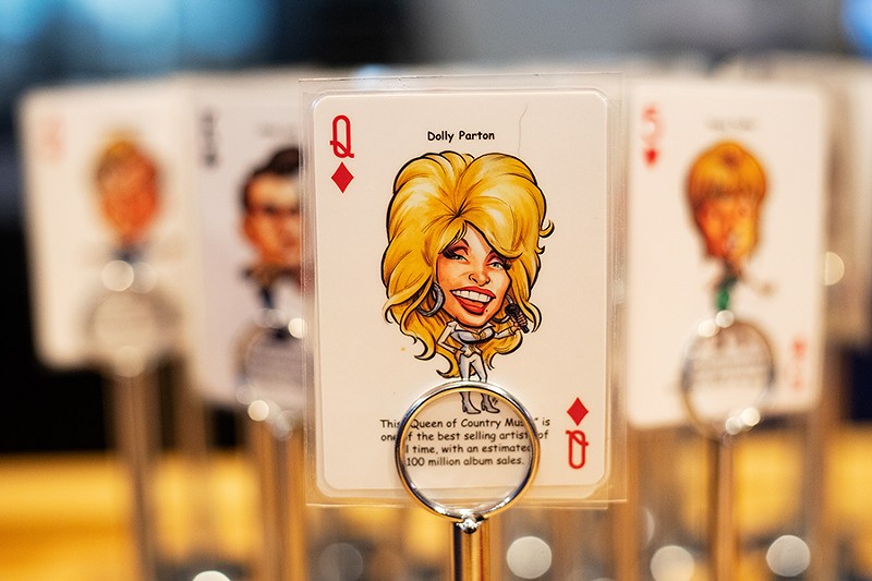 Place your order at the counter and a cashier will hand you a card instead of an order number, with each card depicting caricatures of different country music stars (think Hank Williams, Reba McEntire and Dolly Parton). - MABEL SUEN