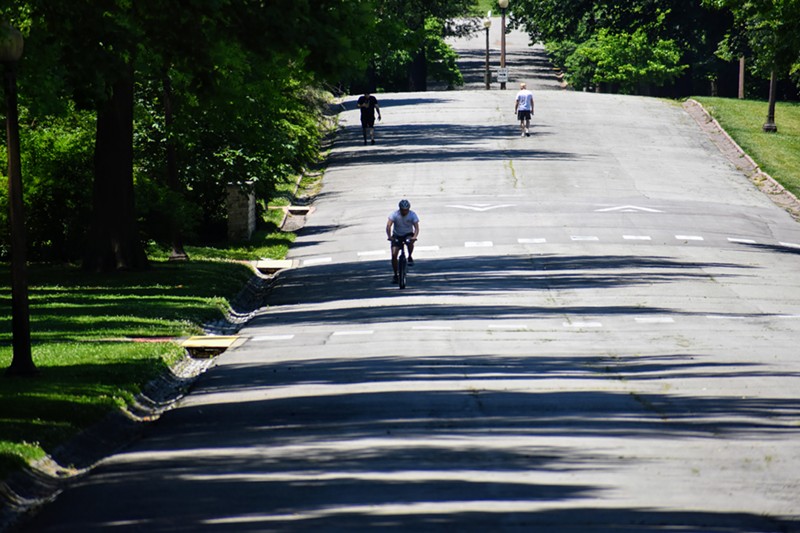 The car-free roads of Tower Grove Park are coming back — for a couple days a month. - DOYLE MURPHY
