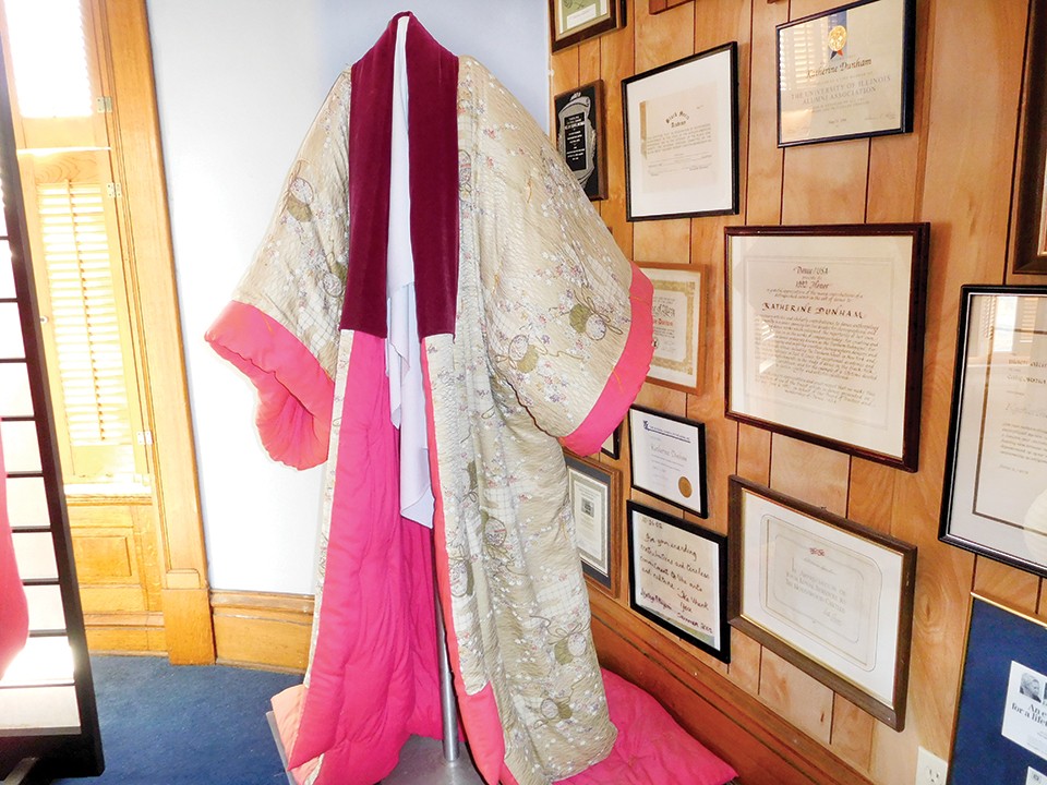 A silk kimono that belonged to Katherine Dunham. - KONJIT AVENT