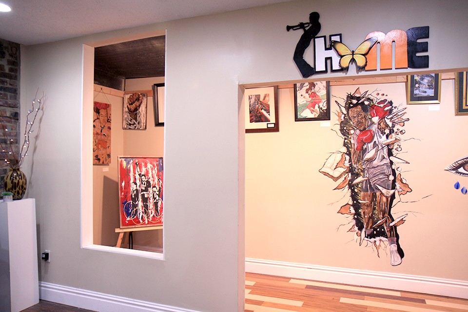 The house is now filled with art dedicated to Miles Davis. - ERIC BERGER