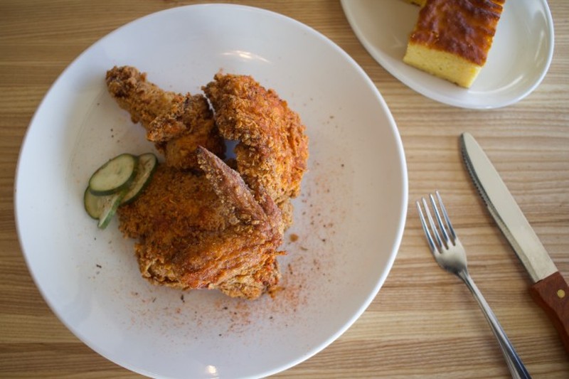 Fried chicken is a specialty at BEAST Southern Kitchen & BBQ. - CHERYL BAEHR