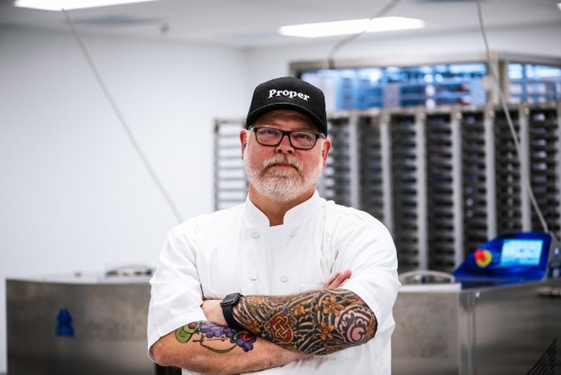 Chef Dave Owens, formerly of Bissinger's, is helping to create the gourmet brand, Honeybee Edibles. - SPENCER PERNIKOFF