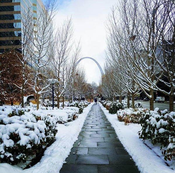 Snow in St. Louis is a possibility tomorrow. - @MuddyLemon / Instagram