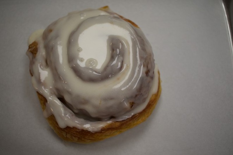 Cinnamon rolls sell out quickly. - CHERYL BAEHR