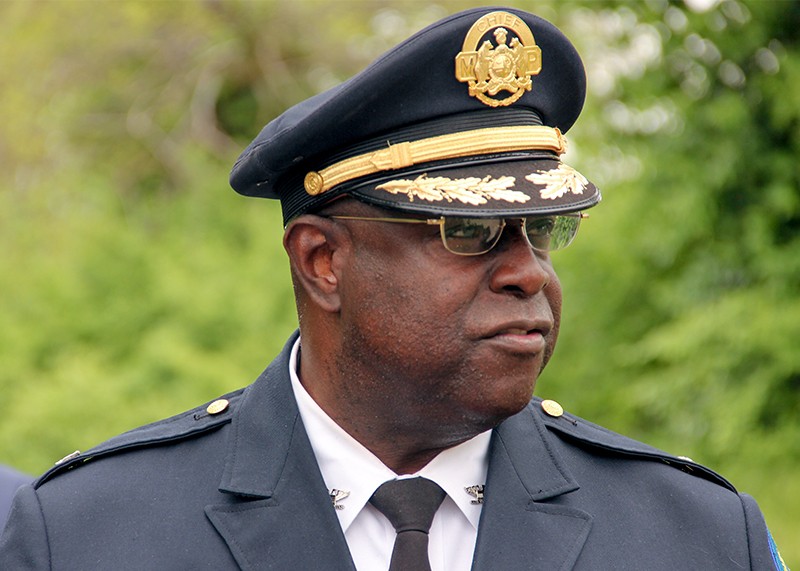SLMPD police chief John Hayden said he supports Tishaura Jones' reforms to the department budget. - DANNY WICENTOWSKI