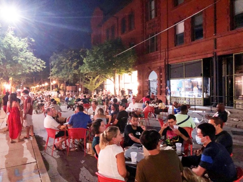 The streets of the Central West End will transform into the CWE Streatery this weekend. - COURTESY OF THE CWE BUSINESS IMPROVEMENT DISTRICT