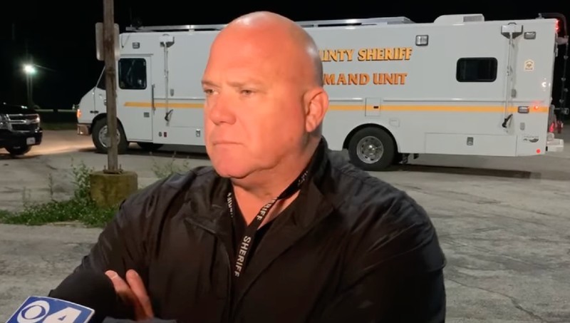 Jefferson County Sheriff Dave Marshak speaks during a news conference after the shootout. - SCREENGRAB/SHERIFF'S OFFICE FACEBOOK